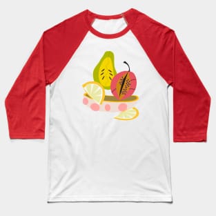 Tropical Fruits Baseball T-Shirt